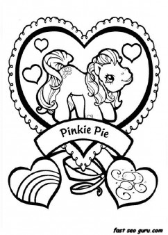 Print out my little pony Pinkie Pie coloring pages