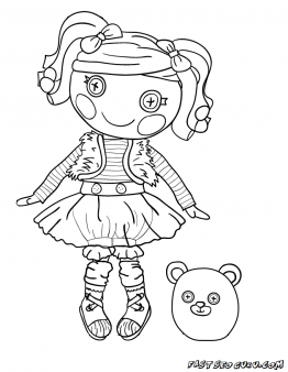 Printable Mittens Fluff N Stuff Doll Lalaloopsy Coloring Pages