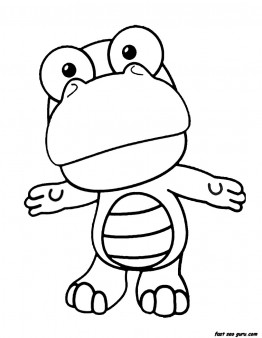 Printable Disney Pororo the Little Penguin Crong coloring pages