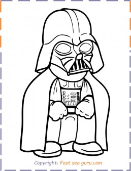Baby Darth vader coloring pages