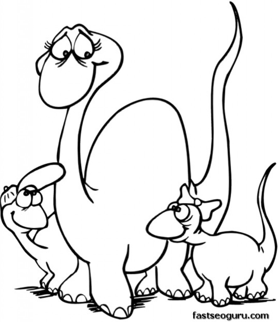 baby dinosaur coloring pages - photo #28