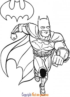 batman easy cartoon drawings coloring pages