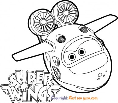 Super Wings Mira coloring books to print