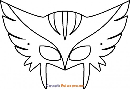 mask wolverine coloring pages to print