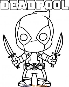 coloring pages fortnite deadpool to printable