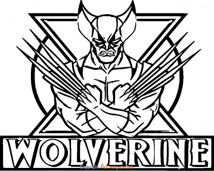 wolverine coloring pages printable