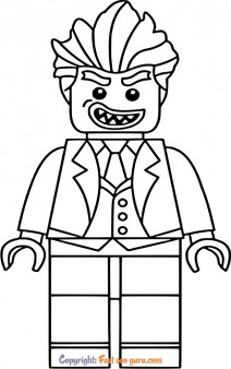 lego joker the dark knight coloring pages
