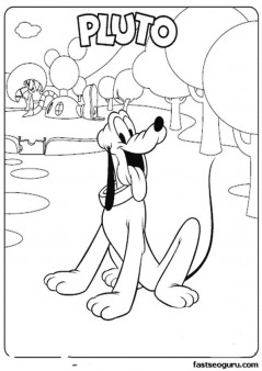 Disney Coloring Sheets on Homepage    Cartoon    Disney Coloring Pages Mickey Mouse Clubhouse