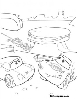cars 2 sally mc queen printable coloring pages