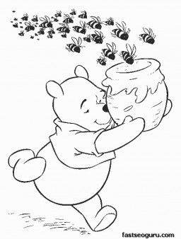 Free Online Coloring Pages on Homepage    Cartoon    Free Printable Coloring Pages For Kids Winnie
