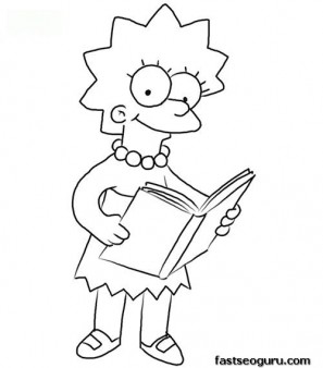 Airplane Coloring on Out Lisa Simpson Coloring Page   Printable Coloring Pages For Kids