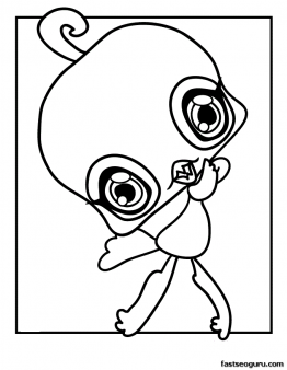 Print out Littlest Pet Shop Coloring Page Birdy