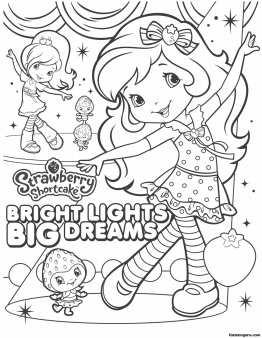 Printable Bright Lights Coloring Pages for girls