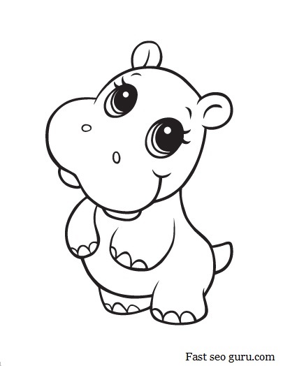baby dog animal coloring pages - photo #21