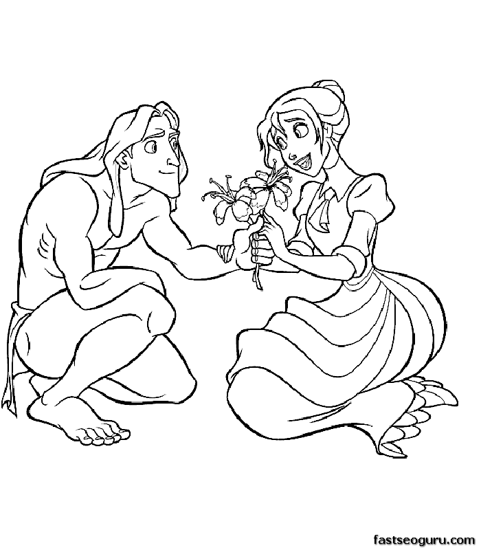 tarzan and jane coloring pages - photo #18