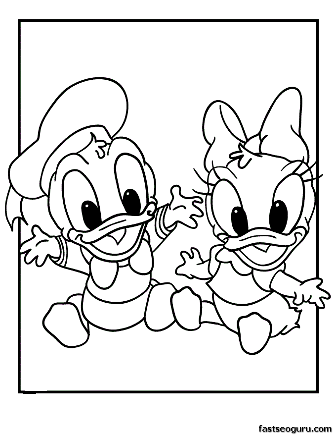 baby cartoon coloring pages - photo #34