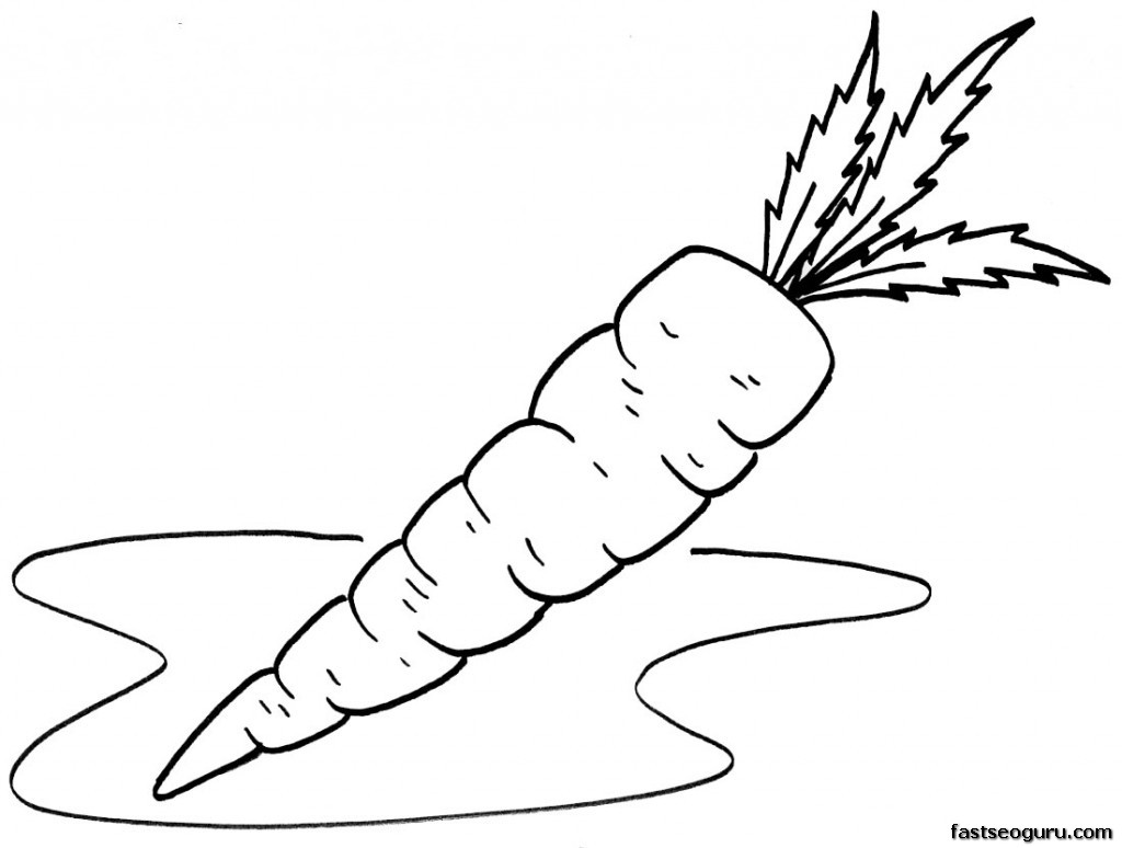 vegtable coloring pages - photo #44