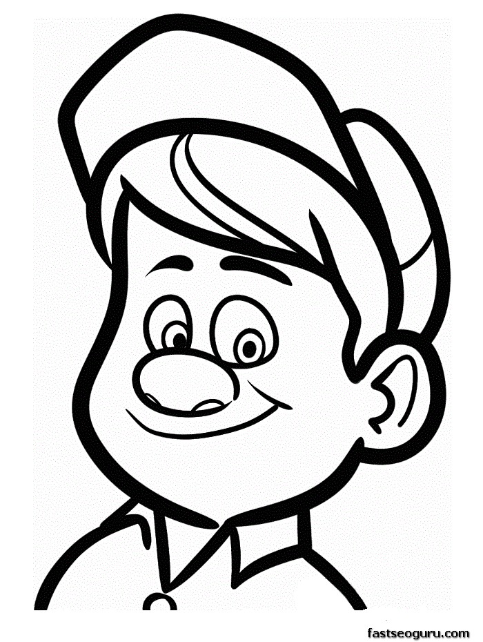 sad face coloring pages for kids - photo #46