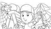 coloring handy manny printable page