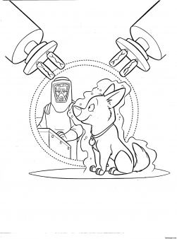Cartoon Bolt Coloring Pages