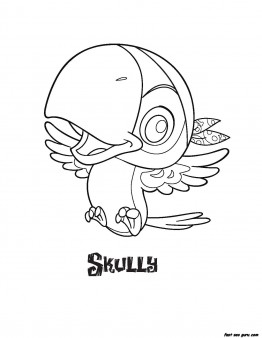Jake and the Never Land Pirates Skully coloring pages