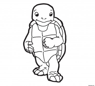 Printable sea animal Turtle coloring pages 