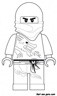 Printable Lego Ninjago coloring pages