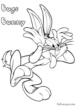 Print out Bugs Bunny Coloring Pages
