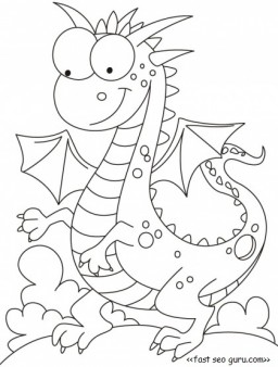 Printable dragon tales cartoon network coloring pages