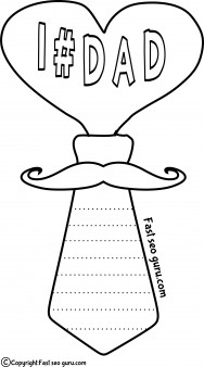 Printable best dad coloring pages for kids