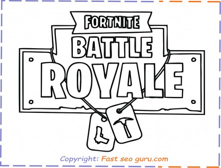 fortnite battle royale coloring pages for kids
