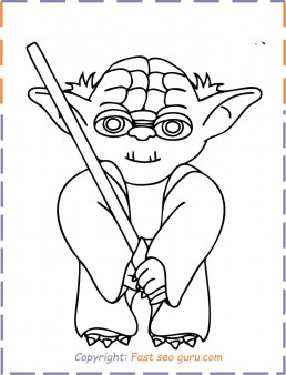 baby yoda coloring pages printable