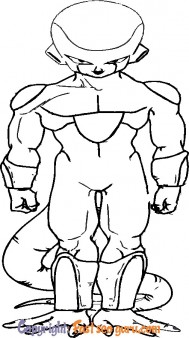 Frieza kids coloring pages dragon ball z