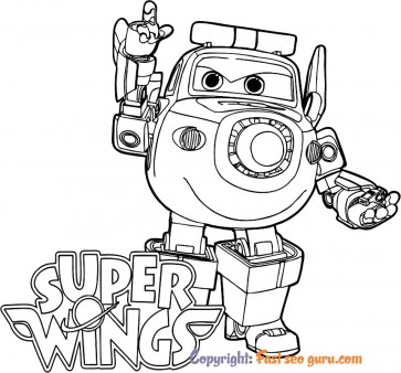 Paul super wings pages to color to print