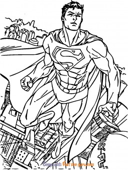superman coloring sheets printable for kids