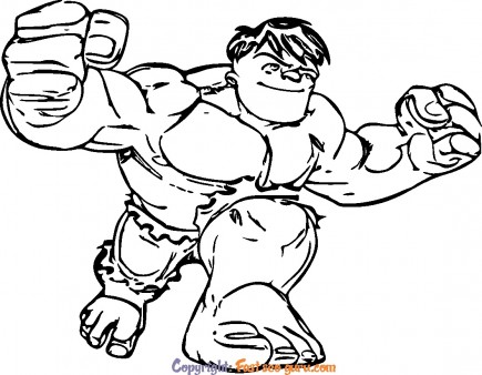 incredible hulk colouring pictures to print