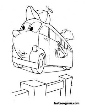 Free cars coloring pages for kids