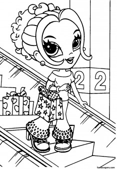 Printable for girls Lisa Frank Coloring Pages 