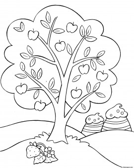 Printable cartoon Strawberry Shortcake coloring pages for girls 