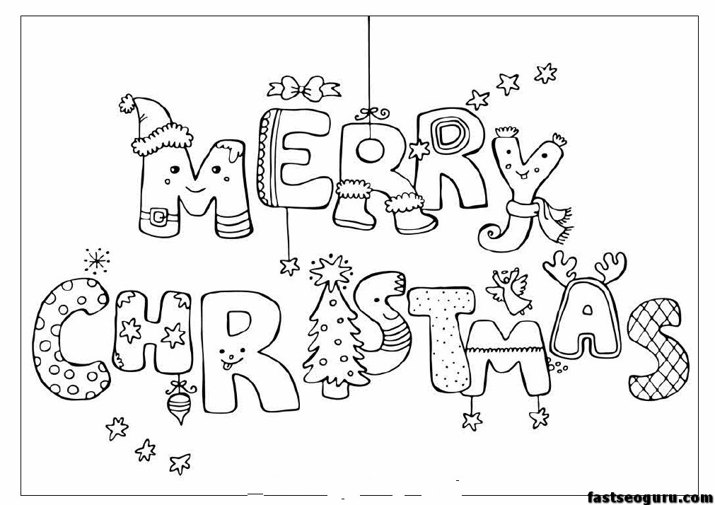  Christmas Coloring Pages To Print Out 9