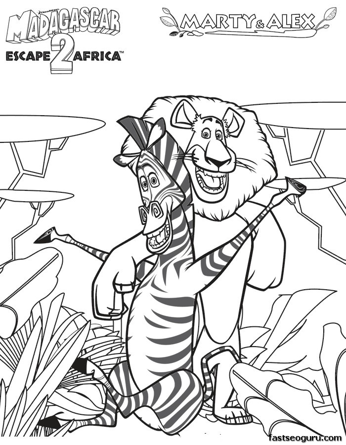 madagascar country coloring pages