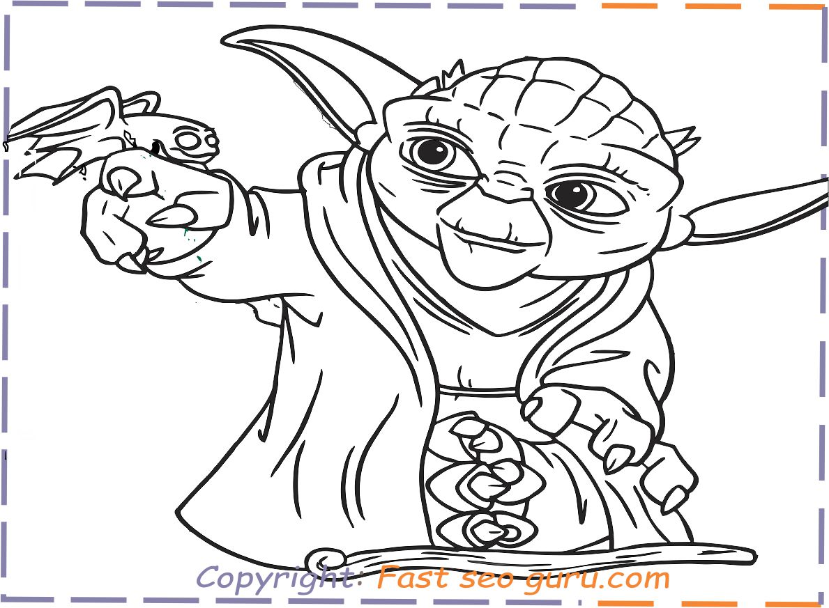 yoda coloring pages to print