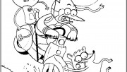 Printable coloring pages Regularshow characters
